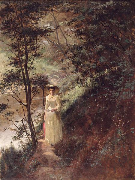 Frederick Mccubbin The Letter, oil painting picture